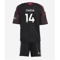 Liverpool Federico Chiesa #14 Tredje Tröja Barn 2026-27 Kortärmad (+ Korta byxor)